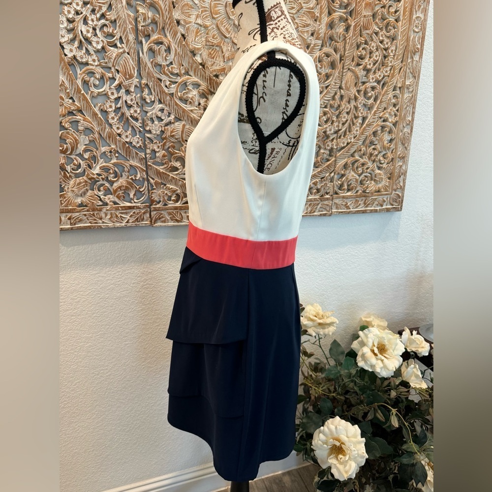 Layered Skirt Midi Dress, Dressbarn- size 10 - Picture 6 of 9